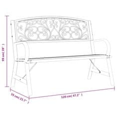 Vidaxl fa kerti pad 120 cm 366540