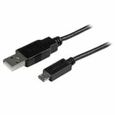 NEW USB-Micro USB kábel Startech USBAUB2MBK Fekete