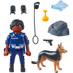 Playmobil SpecialPlus Rendőr kutyával (2,79)