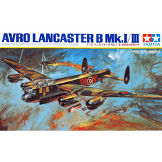 Tamiya Avro Lancaster B Mk.I/III repülőgép műanyag modell (1:48) (MT-61112)