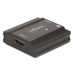 Startech StarTech.com 33FT-8K-HDMI-BOOSTER audió/videó jeltovábbító AV jelismétlő Fekete (33FT-8K-HDMI-BOOSTER)
