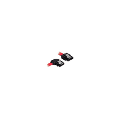 DELOCK SATA-Kabel SATA -> SATA links St/St 0.50m Clips (82603)