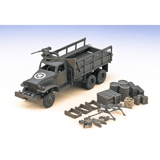 Academy U. S. 2.5 tonnás tehergépkocsi műanyag modell (1:72) (MA-13402)