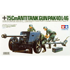 Tamiya German 75mm Anti Tank Gun ágyú műanyag modell (1:32) (MT-35047)