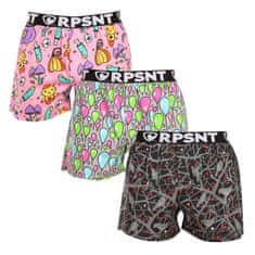 Represent 3PACK exclusive Mike férfi klasszikus boxeralsó (R3M-BOX-073279) - méret M