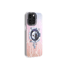 Devia Mecha Series Bear Pink MagSafe védőtok tok Apple iPhone 14 Pro készülékhez (130059)