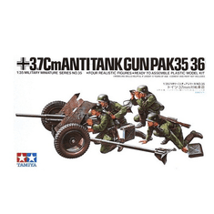 Tamiya German 37mm páncéltörő löveg műanyag modell (1:35) (MT-35035)