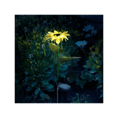 Garden of Eden 11762 Leszúrható kerti szolár lámpa napraforgó - Meleg fehér