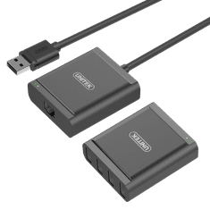 Unitek Unitrek Y-2516 USB LAN Extender + 4-portos USB HUB (Max. 60m) (Y-2516)