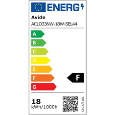 Avide LED mennyezeti lámpa Selene IP44 18W 330x100mm NW 4000K (ACLO33NW-18W-SEL44) (ACLO33NW-18W-SEL44)