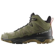 Salomon Cipők trekking zöld 43 1/3 EU X Ultra Mid 4 Gtx