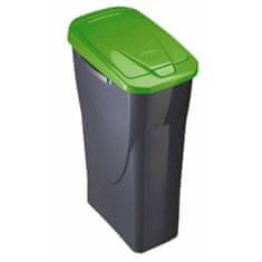 NEW Mondex Ecobin zöld újrahasznosító kuka 25 L fedéllel