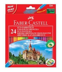 Faber-Castell zsírkréták, 24 színből álló készlet