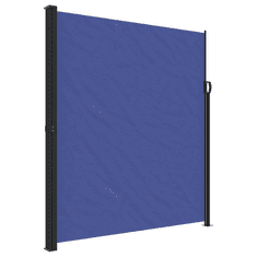 Vidaxl kék behúzható oldalsó napellenző 220 x 500 cm (4004476)