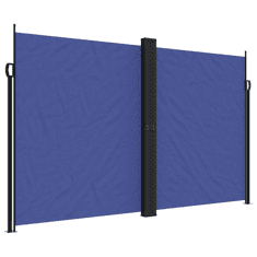 Vidaxl kék behúzható oldalsó napellenző 200 x 600 cm (4004851)