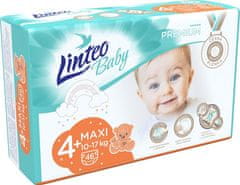 LINTEO BABY Prémium eldobható pelenkák 4+ MAXI+ (10-17 kg) 46 db