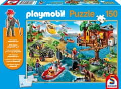 Schmidt Puzzle Playmobil faház 150 darab + Playmobil figura