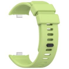 BStrap Silicone szíj Xiaomi Redmi Watch 4, lime