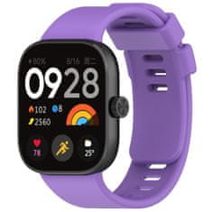 BStrap Silicone szíj Xiaomi Redmi Watch 4, purple