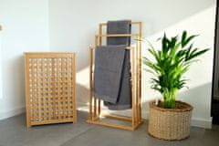 Zeller Törölközőtartó bambusz 42x24x81,5cm