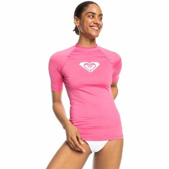 ROXY Női lycra ing Shocking Pink rövid ujjú