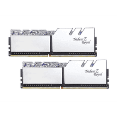 G.Skill 16GB 3200MHz DDR4 RAM G.Skill Trident Z Royal RGB CL14 Silver (2X8GB) (F4-3200C14D-16GTRS) (F4-3200C14D-16GTRS)