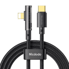 Mcdodo Prism USB-C - Lightning (derékszögben hajlított) kábel 1.8m (CA-3391) (CA-3391)
