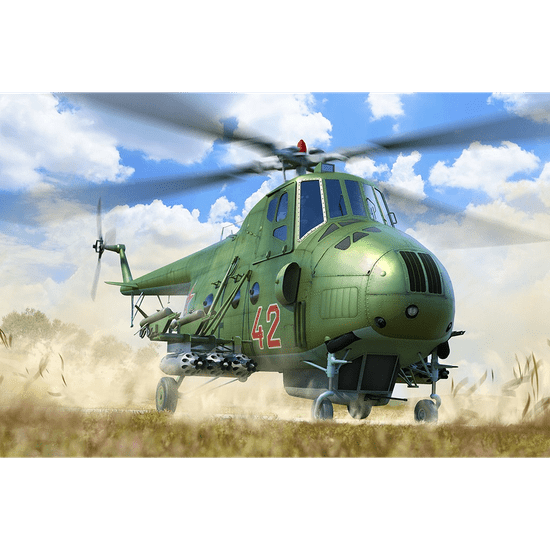 Trumpeter Mi4AV Hound helikopter műanyag modell (1:48) (05818)