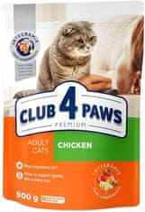 Club4Paws Premium száraz macskaeledel csirkével 3x300 g