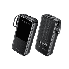 Wekome WP-10 Power Bank 20000mAh - Fekete (WK-WP-10_BLACK)