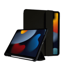 Crong FlexFolio Apple iPad 10.2" 2019-2021 Flip tok - Fekete (CRG-FXF-IPD102-BLK)