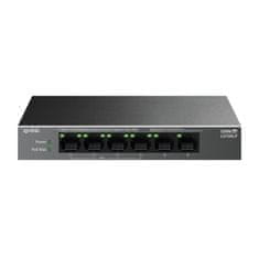 TP-LINK LS106LP 6x10/100 (4xPOE) asztali kapcsoló