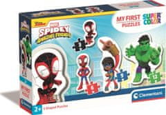 Clementoni My First Spidey and his Amazing Friends 4in1 Puzzle (3,6,9,12 darab)