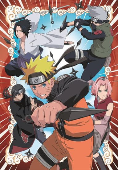 Clementoni Puzzle Naruto: Nuto: Into Action 1000 darab