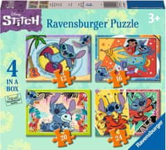 Ravensburger Lilo és Stitch Puzzle 4in1 (12, 16, 20, 24 darab)