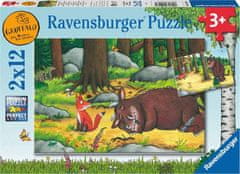 Ravensburger Puzzle Gruffalo és az állatok az erdőben 2x12 db