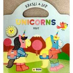 Rajz és ragasztó UNICORNS Utazás