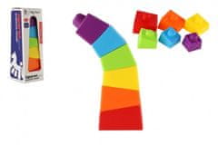 Teddies Torony/Piramis ferde színes rakosgató puzzle 6db műanyag 18m+