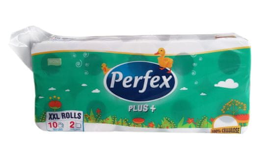 Perfex vécépapír - 2 rétegű, fehér, 18 m, 10 tekercs