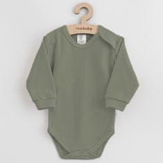 NEW BABY Lazán öltözött pamut bodysuit zöld - 68 (4-6m)