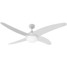 NEW Mennyezeti ventilátor világítással EDM Caspio Fehér 60 W Ø 132 cm