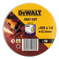 NEW Dewalt Fast Cut vágókorong dt3507-qz 10 db 115 x 1 x 22,23 mm