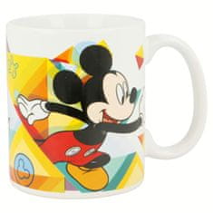 NEW Skodelica Lonček Mickey Mouse Happy smiles Keramika Rdeča Modra (350 ml)