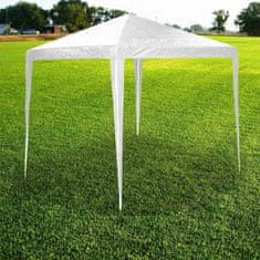 NEW Gazebo Lifetime Neprepusten Polietilen Bela PVC 300 x 300 x 250 cm