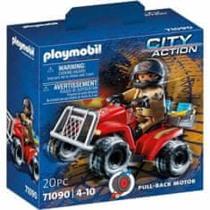 NEW Playset Playmobil City Action Firefighters - Speed Quad 71090