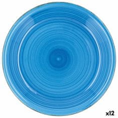 NEW Farfurie Întinsă Quid Vita Azul kék kerámia Ø 27 cm (12 db)