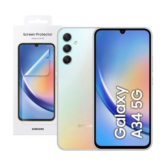 NEW Smartphone Samsung Galaxy A34 5G Ezüst 6.6" 5G 6 GB RAM 1 TB 128 GB Octa Core 6.6" 5G 6 GB RAM 1 TB 128 GB Octa Core