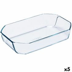 NEW Pekač Pyrex Inspiration Pravokoten 30 x 20 x 6,45 cm Prozorno Steklo (5 kosov)