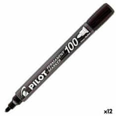 NEW Trajni marker Pilot Sca-100 Črna (12 kosov)