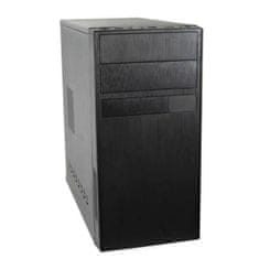 NEW Midi Tower Micro ATX CoolBox COO-PCM550-0 fekete